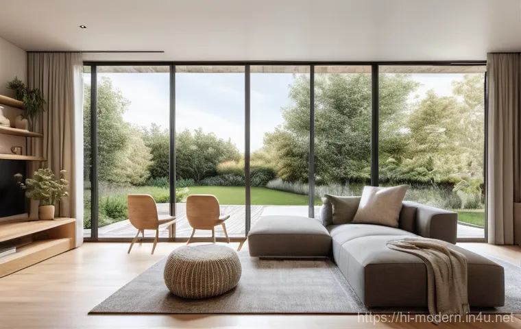 현대건축물 모듈러 건축 - **Modular Home Assembly in Progress**
    An aerial wide shot of a pristine, organized construction ...